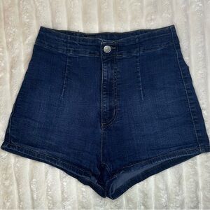 Wild Fable Dark Blue High-Waisted Shorts